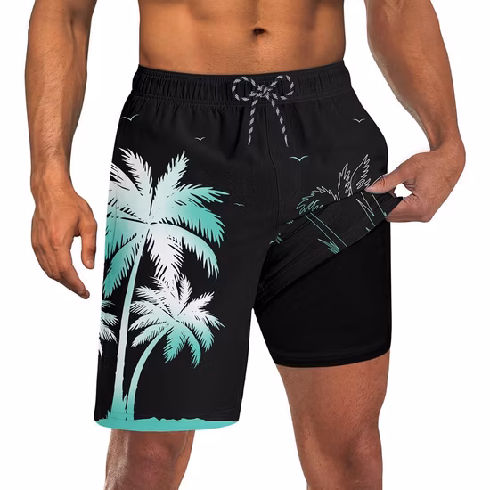 High Quality Gym Shorts Summer Custom Logo Blank Plain Quick Dry 100% Polyester Men Running Sport Board Short Mens Shorts