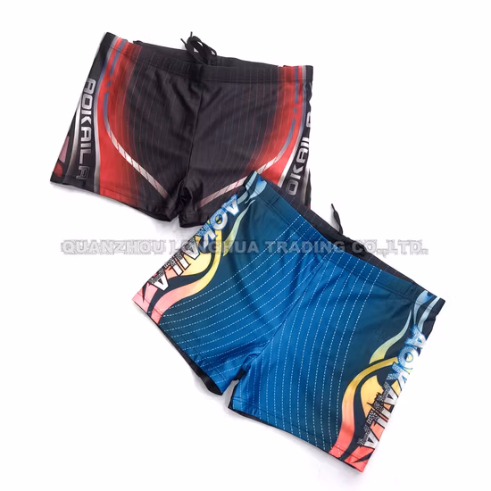 Mens Boys Swimwear Swim Trunks Surf Shorts Printing Swimsuit Nylon Spandex